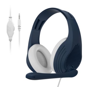 SADES A9 Adjustable Gaming Headset with Mic, 3.5mm Port, Blue - 1