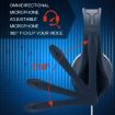 SADES A9 Adjustable Gaming Headset with Mic, 3.5mm Port, Blue - 3
