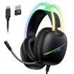 ONIKUMA X33 RGB Gaming Headset, 2m Cable, Black Head-mounted Design - 1