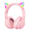 ONIKUMA B90 Pink RGB Wireless Bluetooth Headphones - 1