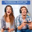 KOTION EACH G9000 Plus Gaming Headset with Mic, Black, 2.1m Length - 8