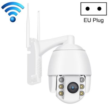 QX2 1080P HD 360 Panoramic WiFi Smart Camera, IP66 Waterproof EU Plug - 1