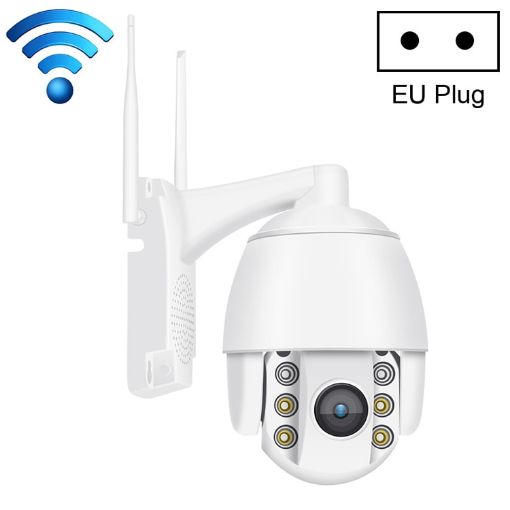QX2 1080P HD 360 Panoramic WiFi Smart Camera, IP66 Waterproof EU Plug - 1