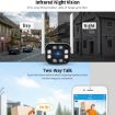 SriHome SH031 HD IP Camera 3MP, Two Way Talk, Night Vision, AU Plug - 6
