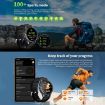 HAMTOD GT45 1.6" Waterproof Smartwatch with Bluetooth Call & NFC (Black) - 5