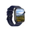 ET210 Smart Watch, 1.91" IPS, Temp/ECG, IP67, Dark Blue Silicone Band - 2