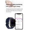 ET210 Smart Watch, 1.91" IPS, Temp/ECG, IP67, Dark Blue Silicone Band - 5