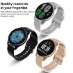Lokmat T2 Pro 1.28" IPS Touch Smart Watch, Heart Rate Monitor (Silver) - 3