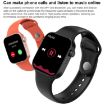 T500+MAX 1.69" HD Smart Wristband, Bluetooth Call & Heart Rate, Yellow - 3
