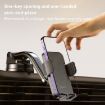 Yesido C172 Bending Arm Car Phone Holder with Suction Cup (Black) - 2