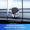 F19 360 Rotating Silver Car Magnetic Metal Phone Holder - 6