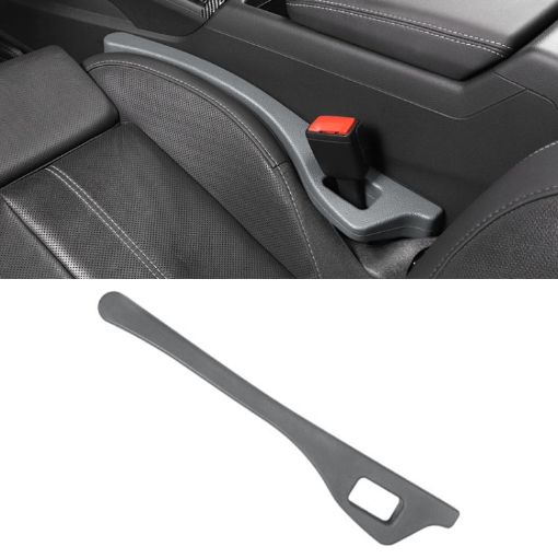 Grey Car Seat Gap Filler - Armrest Box Leak-proof Barrier - 1