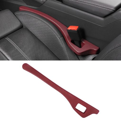 Red Car Seat Gap Filler - Leak-proof Armrest Box Insert - 1