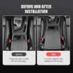Red Car Seat Gap Filler - Leak-proof Armrest Box Insert - 6