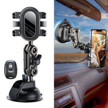 Universal Overhead Camera Phone Holder with Bluetooth Remote Control - 1