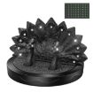 Peacock Shape Diamond Car Phone Holder with Number Plate - 1
