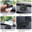 Peacock Shape Diamond Car Phone Holder with Number Plate - 6