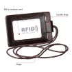 KB153 RFID Antimagnetic Leather Card Holder with Lanyard (Black) - 5