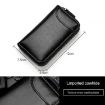 Large-capacity Brown Leather Keys Holder and Wallet 9106 - 4