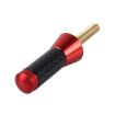 Red Small Carbon Fiber Aluminum Short Antenna with Universal Screws - 3