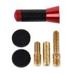 Red Small Carbon Fiber Aluminum Short Antenna with Universal Screws - 5