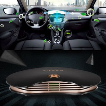 Smart Touch Air Purifier - Negative Ions Cleaner (Black) - 1
