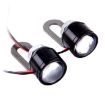 2 PCS 12V 3W Yellow Eagle Eyes LED Strobe Light for Motorcycle - 3