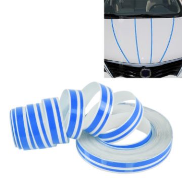 Car Self Adhesive Decorative Stripe Tape, 12mm x 9.8m (Blue) - 1