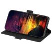 Realme 14 5G Leather Case - Black, Twill Texture, Side Button Access - 4