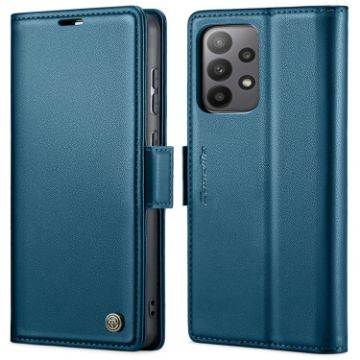 Samsung Galaxy A33 5G CaseMe 023 Blue Leather Phone Case - 1