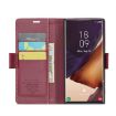 Samsung Note20 Ultra CaseMe 023 RFID Leather Case (Wine Red) - 4