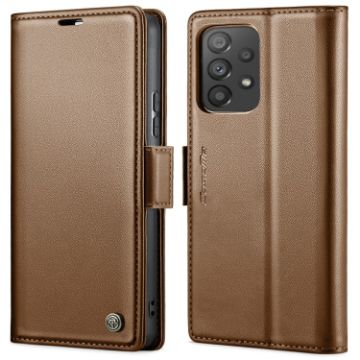 Samsung Galaxy A53 CaseMe 023 RFID Anti-theft Leather Case Brown - 1