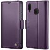 Samsung Galaxy A20/A30/M10s CaseMe 023 RFID Leather Case Purple - 1