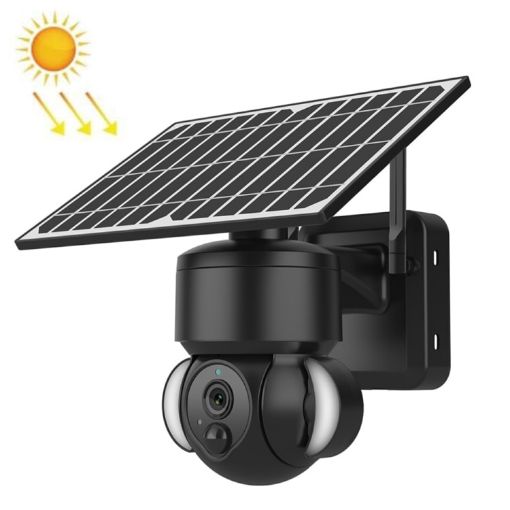 SHIWOJIA 3MP Solar Dome IP Camera, 4G, IP66, Night Vision, AU - 1