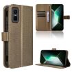 Infinix GT 30 Pro 5G Brown Diamond Texture Leather Case - 1