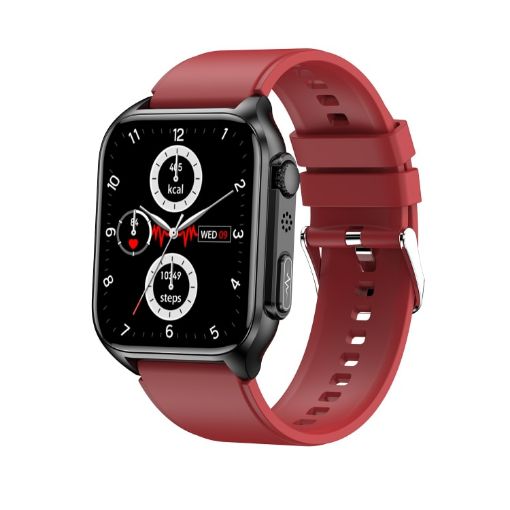 TK12 1.96" Waterproof Smartwatch with ECG & Bluetooth Call (Red) - 1