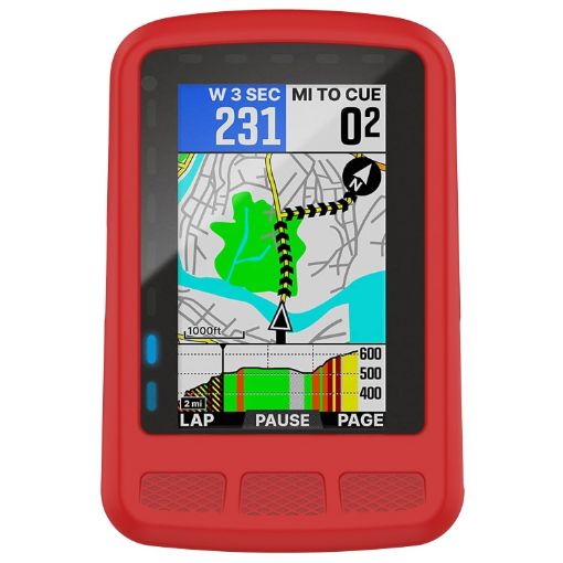 Wahoo Elemnt Roam WFCC4 Red Silicone Protective Stopwatch Case - 1