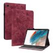 Samsung Galaxy Tab A8 2021 Butterfly Rose Leather Case (Red) - 1