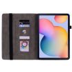 Butterfly Rose Embossed Leather Case for Galaxy Tab S5e (Purple) - 3