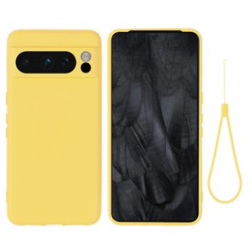 Google Pixel 8 Pro Shockproof Yellow Silicone Phone Case - 1