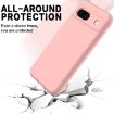 Pixel 8a Pure Color Pink Silicone Shockproof Case - 3