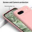 Pixel 8a Pure Color Pink Silicone Shockproof Case - 5