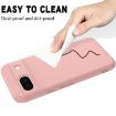 Pixel 8a Pure Color Pink Silicone Shockproof Case - 6
