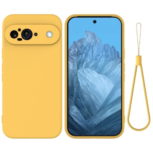 Google Pixel 9 Shockproof Yellow Silicone Phone Case - 1