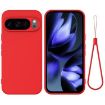 Google Pixel 10 Pro Red Silicone Shockproof Phone Case - 1