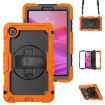 Lenovo Tab K9/One Silicone Hybrid Case with Strap (Orange) - 1
