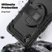 Lenovo Tab K9/One Silicone Hybrid Tablet Case with Strap (Black) - 4