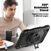 Lenovo Tab K9/One Silicone Hybrid Tablet Case with Strap (Black) - 5