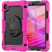 Lenovo Tab K9/One Silicone Hybrid Case with Strap, Rose Red - 2