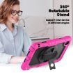 Lenovo Tab K9/One Silicone Hybrid Case with Strap, Rose Red - 5
